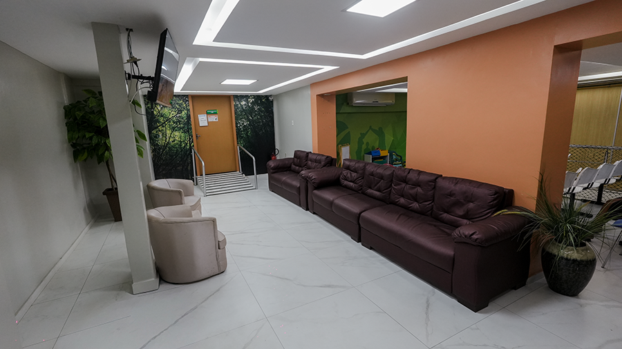 Ambiente interno da clínica ACCEB